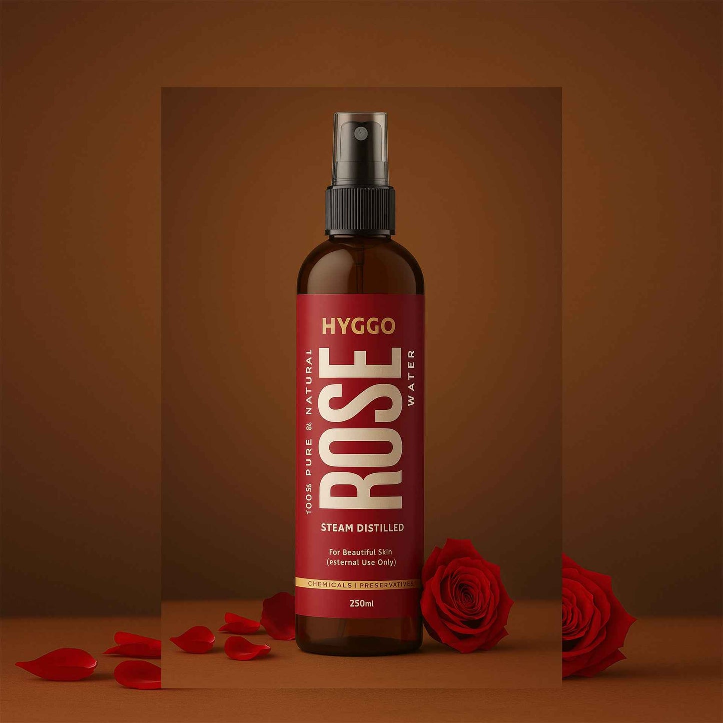 Natural Rose Water Toner 200ml - Refreshing Skin Toner for Radiant Skin