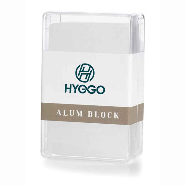 100% Pure Alum Block Deodorant & Aftershave - Natural Personal Care Solution - HYGGO