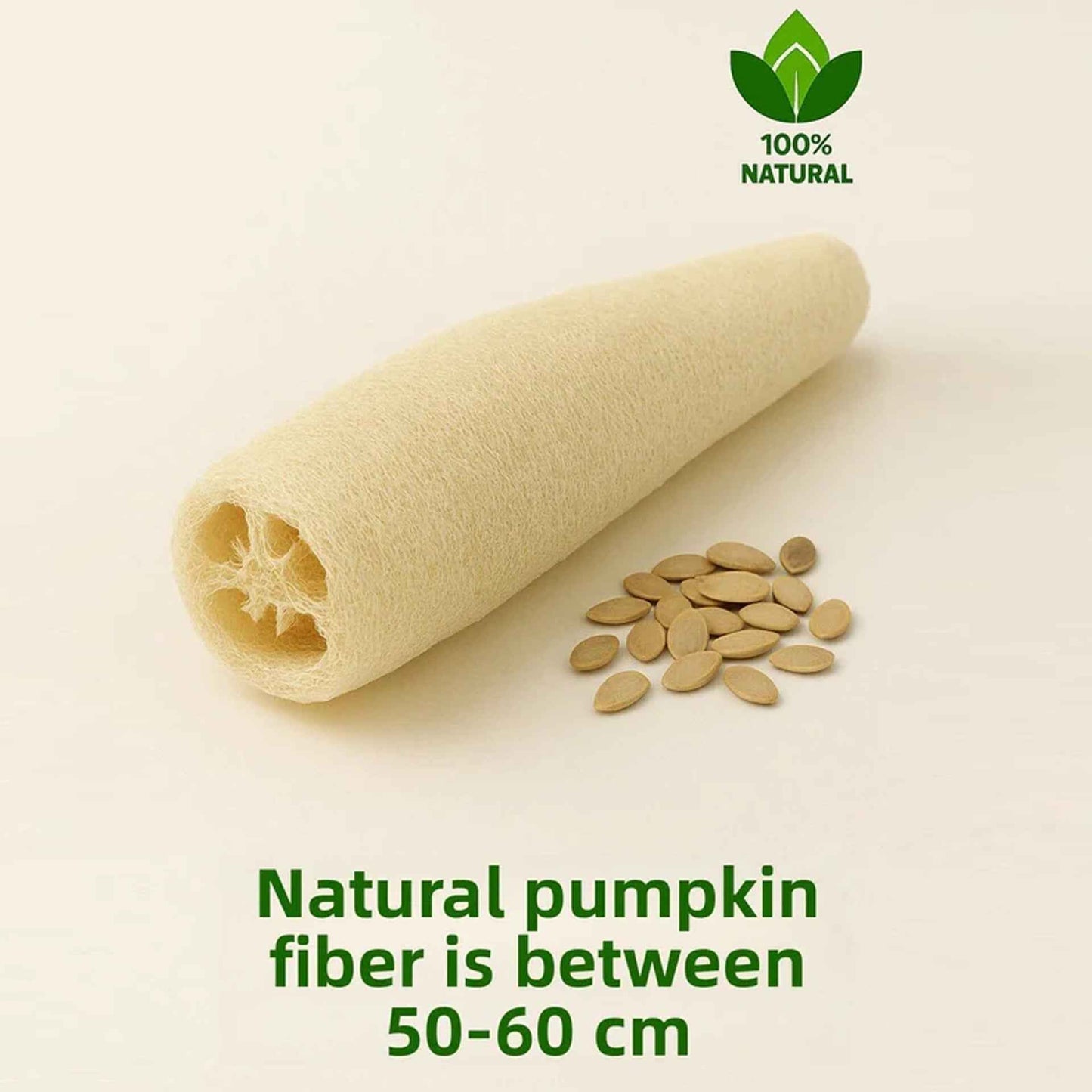 HYGGO Natural Loofah Sponge - 100% Pure Egyptian Quality