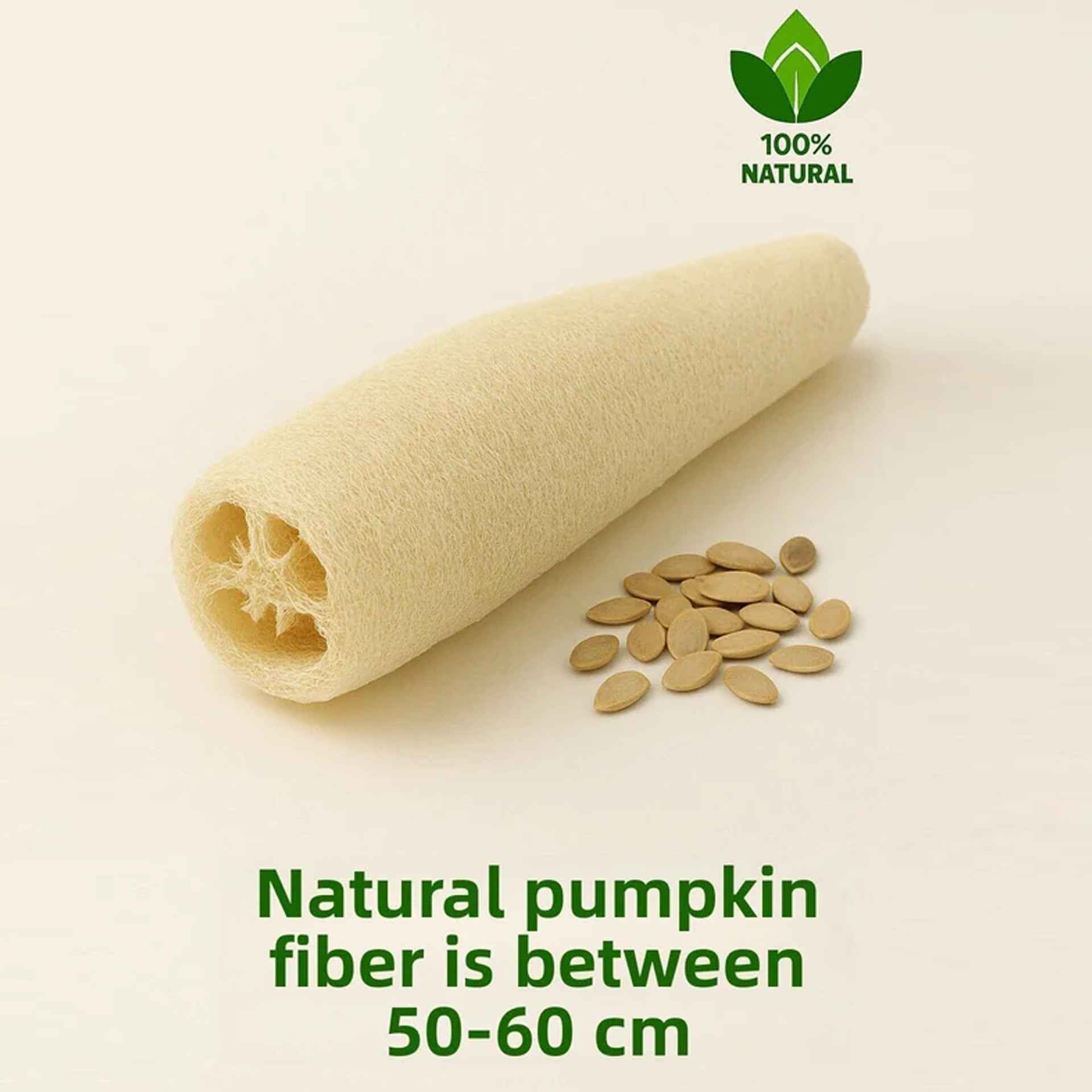 HYGGO Natural Loofah Sponge - 100% Pure Egyptian Quality