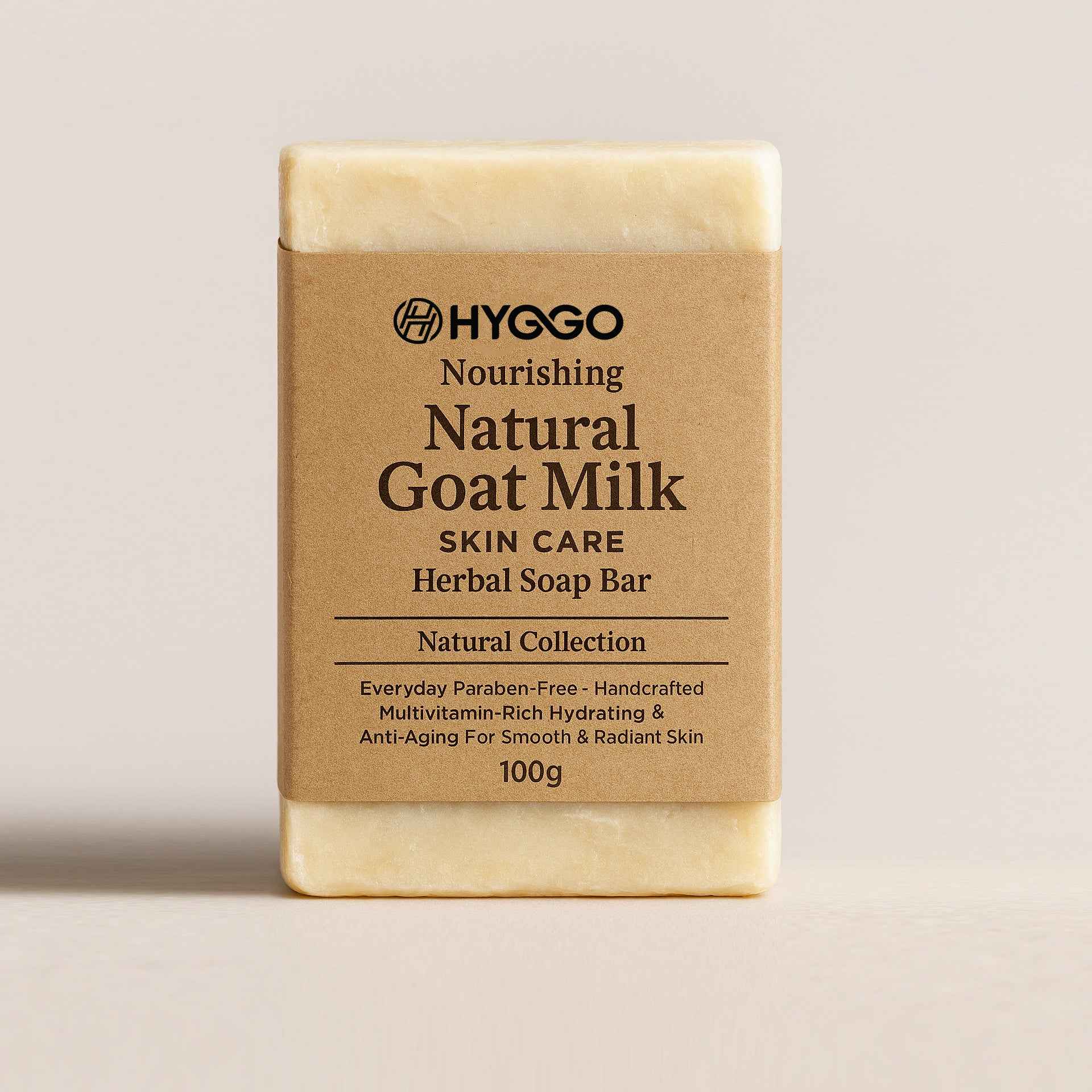Natural Goat Milk Soap Bar – Herbal Skincare 100g - HYGGO